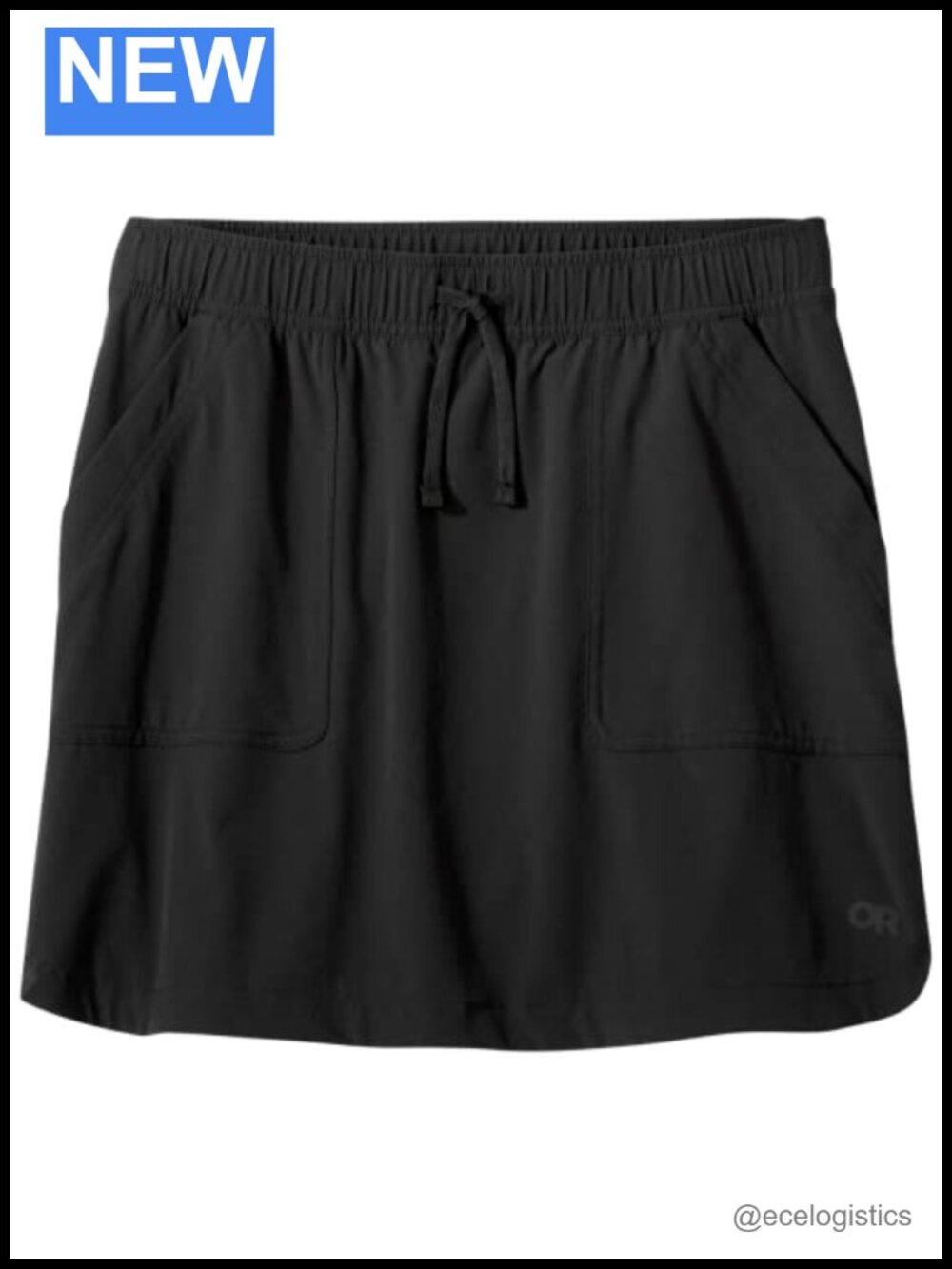 Hiking Skort with Built-in Shorts, UPF 50, Stretch Nylon, Water Resistant